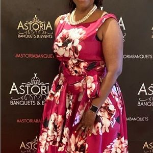 Special Occasion Hi Low Floral Dress